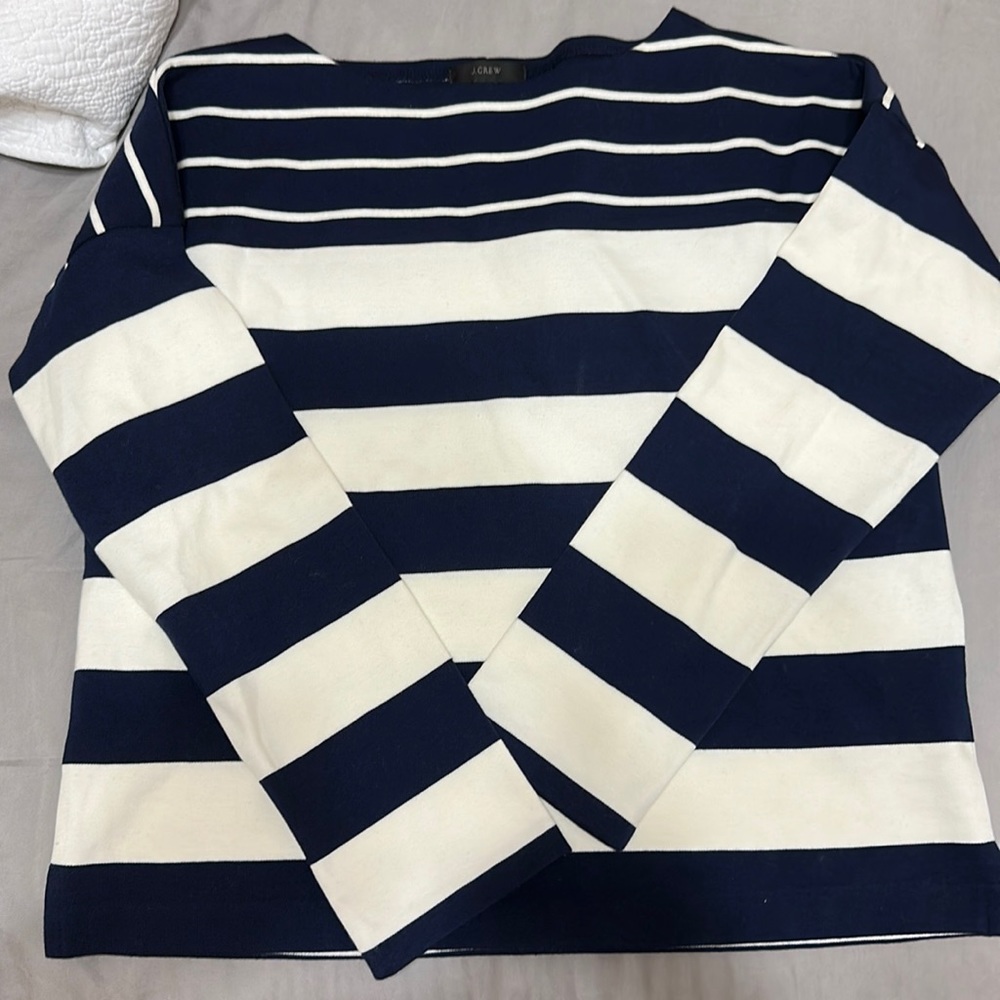 Jcrew nautical stripe top